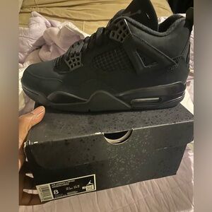 Jordan 4 Retro Black Sneakers